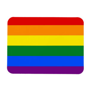 Patriotischer flexibler Magnet mit LGBT-Flagge