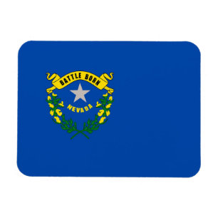 Patriotischer flexibler Magnet mit Nevada-Flagge