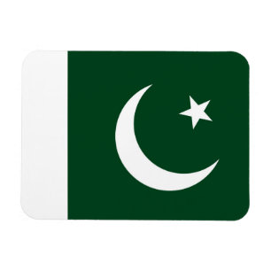 Patriotischer flexibler Magnet mit pakistanischer