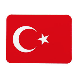 Patriotischer flexibler Magnet mit türkischer Flag