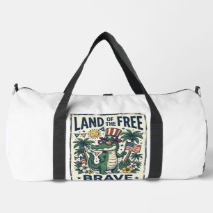 Patriotischer Florida-Alligator 4. Juli Duffle Bag