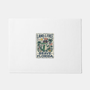 Patriotischer Florida-Alligator 4. Juli Fußmatte