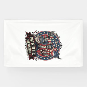 Patriotischer Frankenstein Freiheit Schrecklicher  Banner