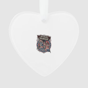 Patriotischer Frankenstein Freiheit Schrecklicher Ornament