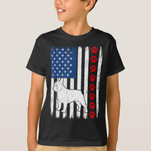 Patriotischer französischer Bulldogge amerikanisch T-Shirt