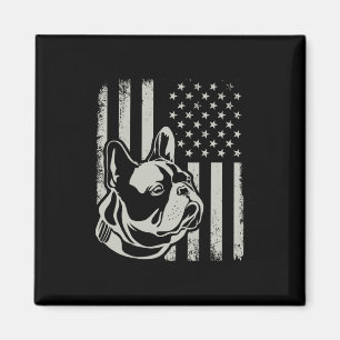 Patriotischer Französischer-Bulldogge-Besitzer Lie Magnet