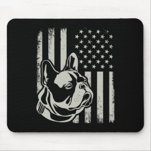 Patriotischer Französischer-Bulldogge-Besitzer Lie Mousepad