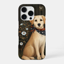 Patriotischer gelber Labradorhund iPhone-Hülle