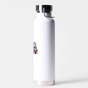 Patriotischer Gnom-Krankenpfleger-Vektor-Vintage-S Trinkflasche
