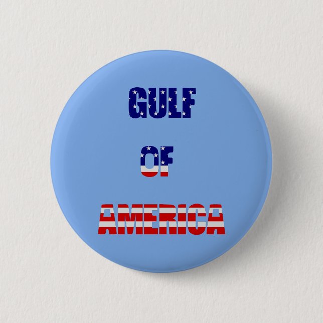 patriotischer Golf der amerikanischen Flagge rot-b Button (Vorderseite)
