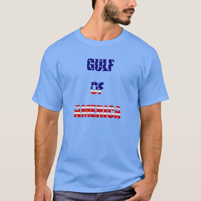 patriotischer Golf der amerikanischen Flagge rot-b T-Shirt (Vorderseite)