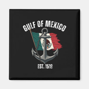 Patriotischer Golf von Mexiko Forever 1519 El Golf Magnet