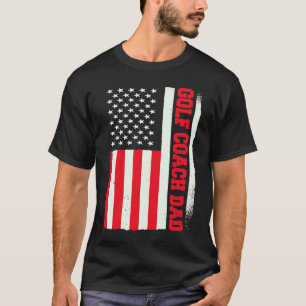 Patriotischer Golfspieler Golfer Golf-Trainer Vate T-Shirt