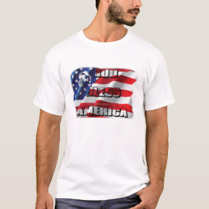 Patriotischer Gott segne Amerika-Shirt T-Shirt