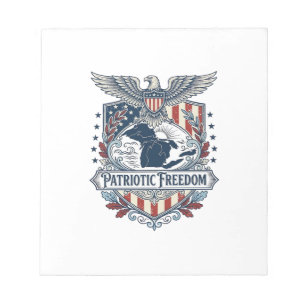 Patriotischer Great Lakes Pride Vektorgrafik T-Shi Notizblock