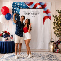 Patriotischer Hintergrund Amerikanische Flagge Red