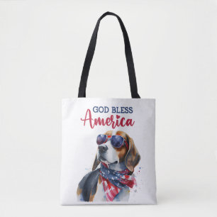 Patriotischer Hund-Beagle
