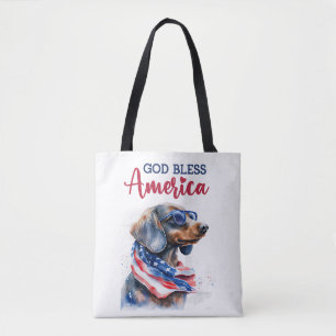 Patriotischer Hund-Dackel