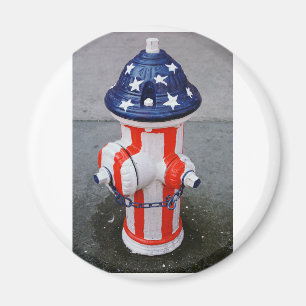 Patriotischer Hydrant Magnet