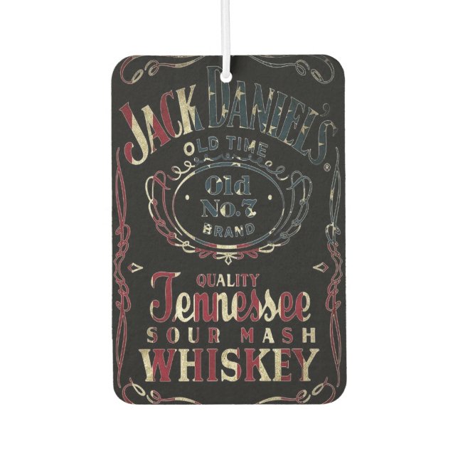 Patriotischer Jack Daniels Autolufterfrischer (Vorderseite)