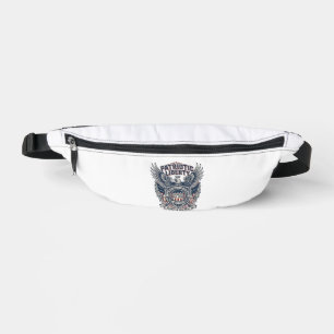 Patriotischer Kampfschild 1776 Militärisch Inspiri Bauchtasche