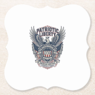 Patriotischer Kampfschild 1776 Militärisch Inspiri Untersetzer
