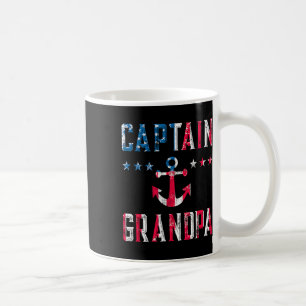 Patriotischer Kapitän Opa Amerikanische Flagge Boo Kaffeetasse