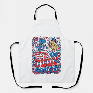 Patriotischer Kawaii Dinosaurier Bester Stiefvater Schürze