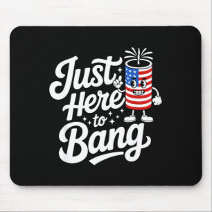 Patriotischer Knallfrosch lustiger 4. Juli Patriot Mousepad