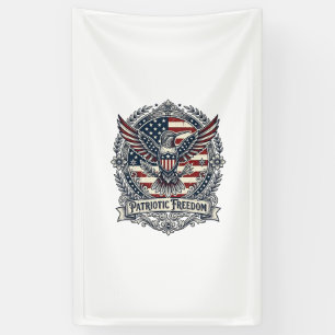 Patriotischer Kolibri Banner