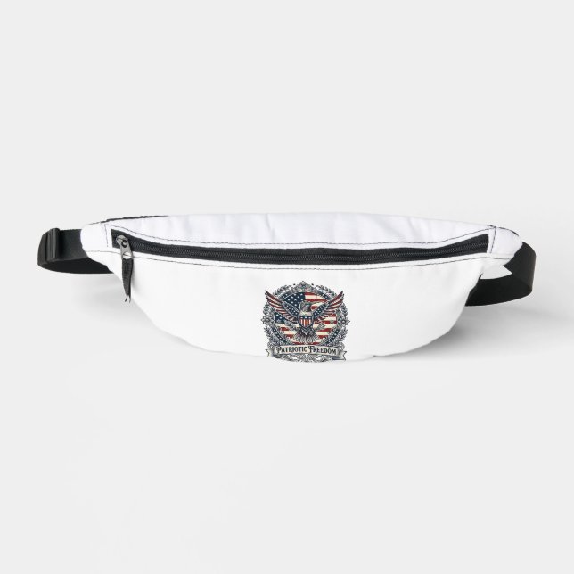 Patriotischer Kolibri Bauchtasche (Vorderseite)