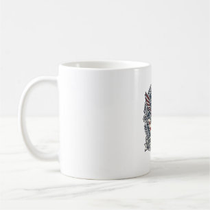 Patriotischer Kolibri Kaffeetasse