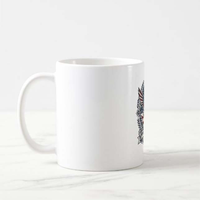 Patriotischer Kolibri Kaffeetasse (Links)
