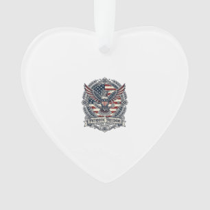 Patriotischer Kolibri Ornament