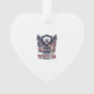 Patriotischer Löwe Adler Wächter Tier Hybrid Patri Ornament