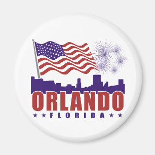 Patriotischer Magnet Orlandos Florida