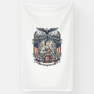 Patriotischer Marmeladenhersteller Banner