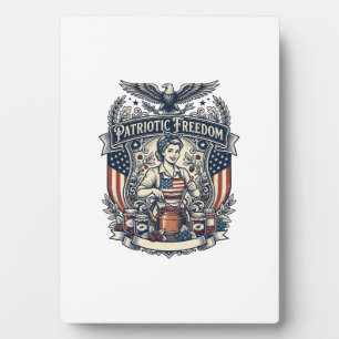 Patriotischer Marmeladenhersteller Fotoplatte