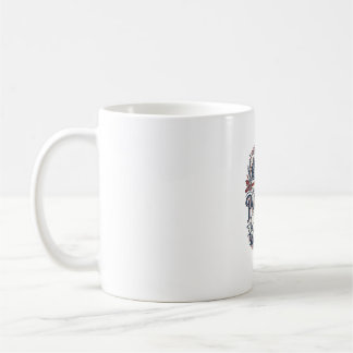 Patriotischer Midwest-Kleinstadt-Stolz Vektorgrafi Kaffeetasse