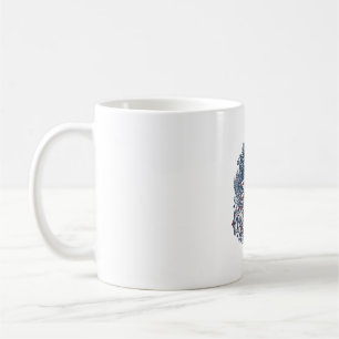 Patriotischer Milkshake Americana Kaffeetasse
