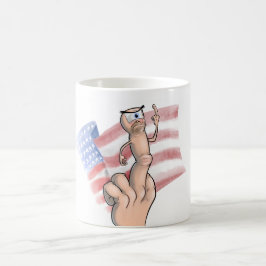 Patriotischer Mittelfinger Tasse