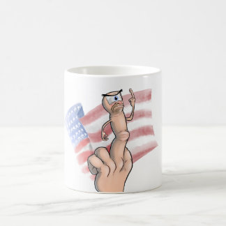 Patriotischer Mittelfinger Tasse