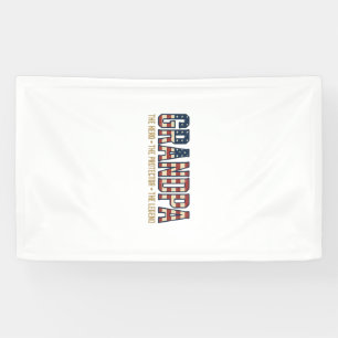 Patriotischer Opa Held Beschützer Legende Vektor D Banner