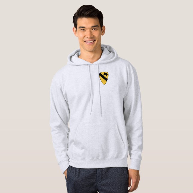 Patriotischer Patch der ersten Cavalry Division Hoodie (Vorne ganz)