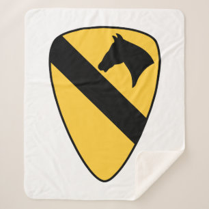 Patriotischer Patch der ersten Cavalry Division Sherpadecke