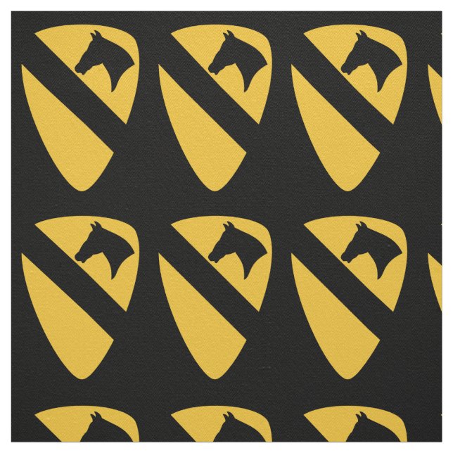 Patriotischer Patch der ersten Cavalry Division Stoff (Muster)