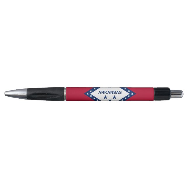 Patriotischer Pen mit der Fahne des Arkansas Staat Kugelschreiber (Vorderseite)