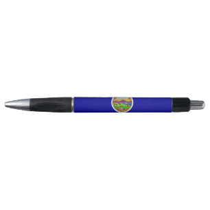 Patriotischer Pen mit der Fahne von Kansas Staat, Kugelschreiber