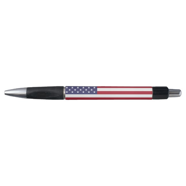 Patriotischer Pen mit der Flagge der USA. Kugelschreiber (Vorderseite)