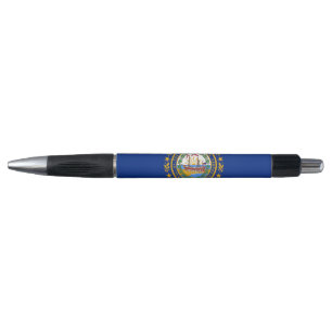Patriotischer Pen mit der Flagge des New Hampshire Kugelschreiber